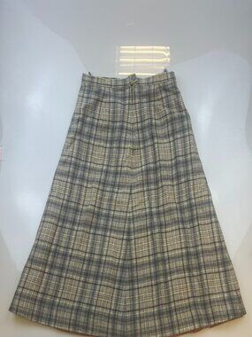Pendleton Brown Plaid Mini Skirt N137-14